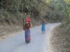 Chakma Woman in NH54 of Mizoram