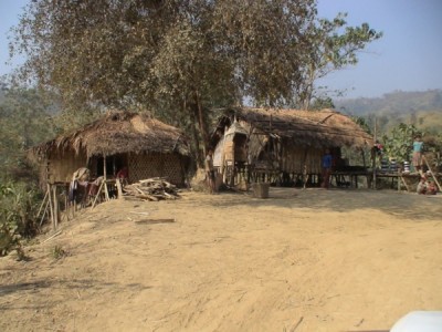 Typical Chakma house in Mizoram