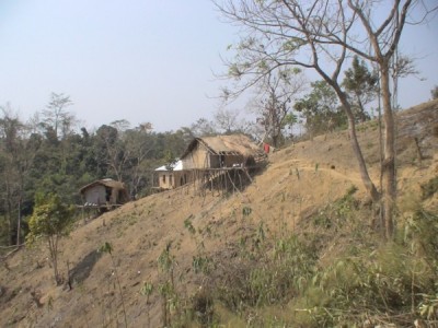 Typical Chakma house in Mizoram